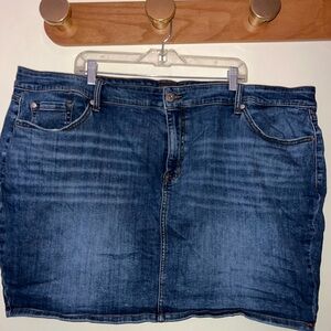 Torrid brand denim mini skirt